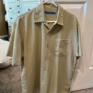 Michael Brandon tec shirt. Absolutely won’t wrinkle. Great for travel